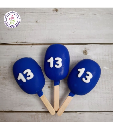 Number Themed Popsicakes