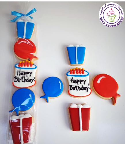 Birthday Party Themed Cookies - Minis 04