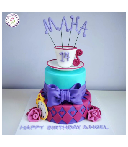 Cake - 3D Cake Toppers - 2 Tier 01a