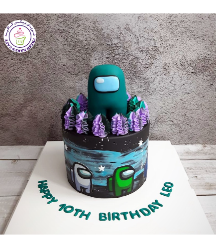 Cake - 3D Cake Topper & Printed Picture 01 - Green
