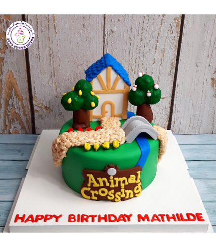 Animal Crossing Themed Cake - 3D Cake Toppers