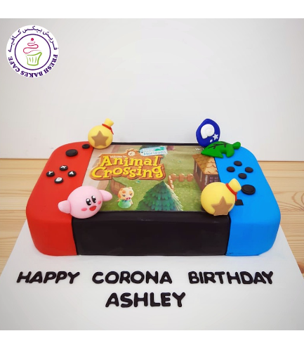 Animal Crossing Themed Cake - Nintendo Switch