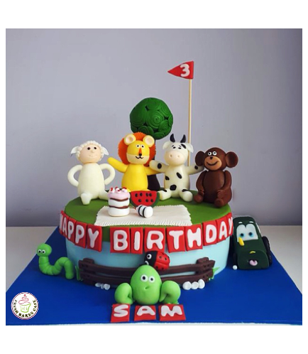 Animals Themed Cake - 3D Animals Cake Toppers