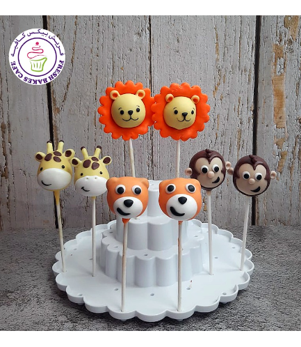 Animals Themed Cake Pops - Jungle Animals 05