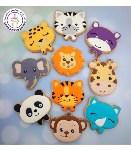 Animals Themed Cookies - Jungle Animals 02