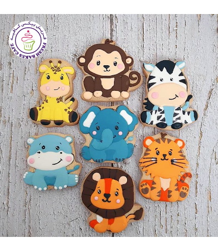 Jungle Animals Themed Cookies 03