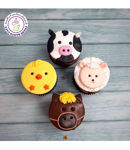 Cupcakes - Farm Animals 03