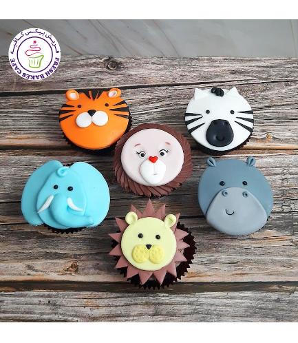 Animals Themed Cupcakes - Jungle Animals 10