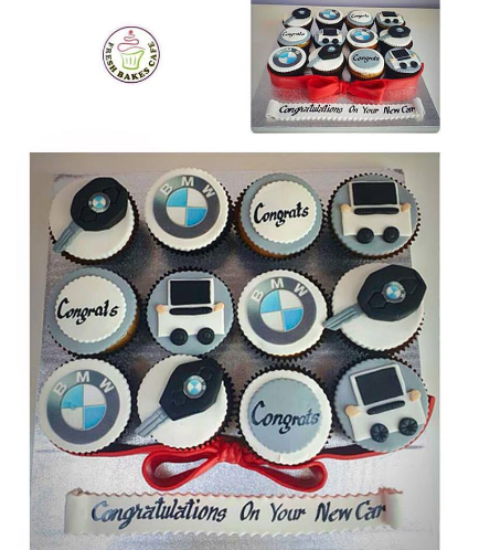 Car Themed Cupcakes - BMW