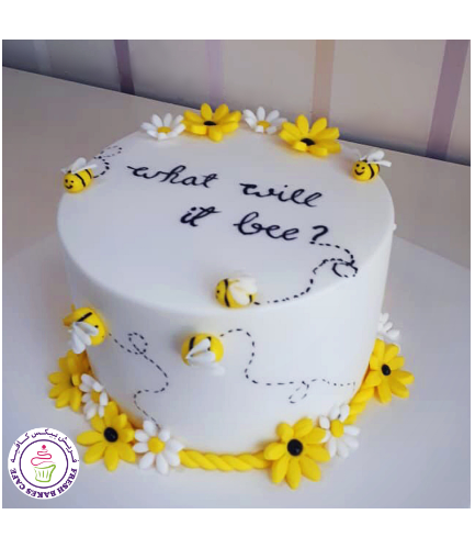 Bee Themed Cake - 3D Cake Toppers - Baby Shower
