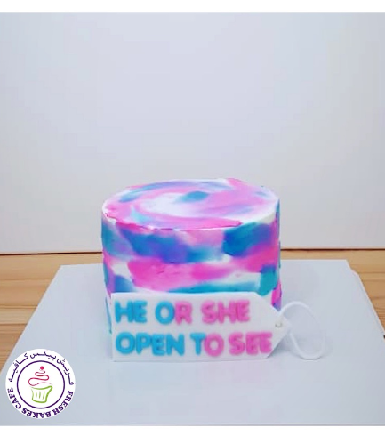 Cake - Cream - Blue & Pink 03