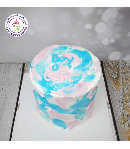 Cake - Cream - Blue & Pink 05