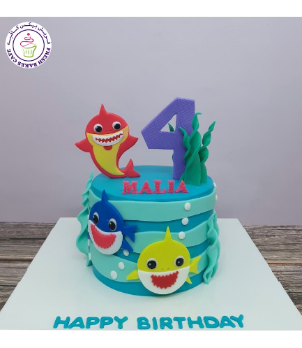 Cake - 2D Cake Toppers - Front View - 1 Tier 03