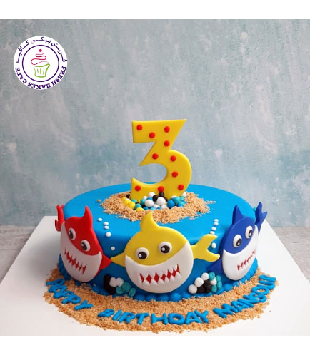 Cake - 2D Cake Toppers - Front View - 1 Tier 06