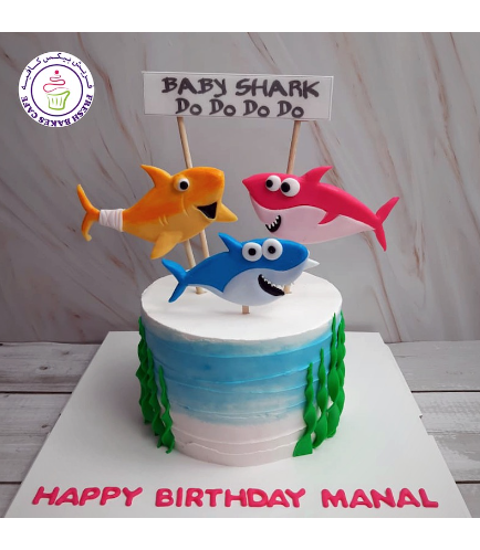 Cake - 2D Cake Toppers - Side View - 1 Tier 01