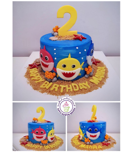 Cake - 2D Cake Toppers - Front View - 1 Tier 01