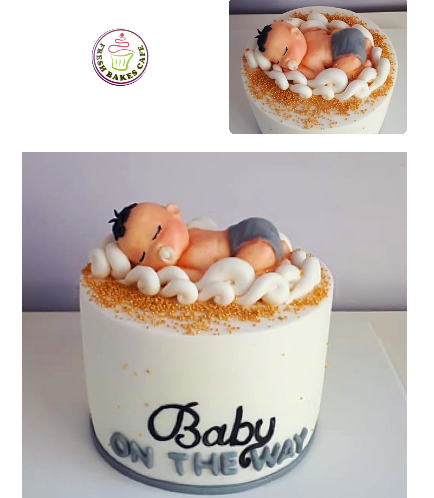 Cake - Baby Shower - Baby Boy 01