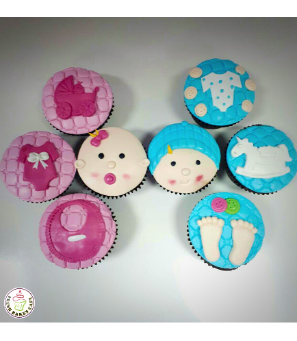 Cupcakes - Baby Shower - Boy & Girl 02