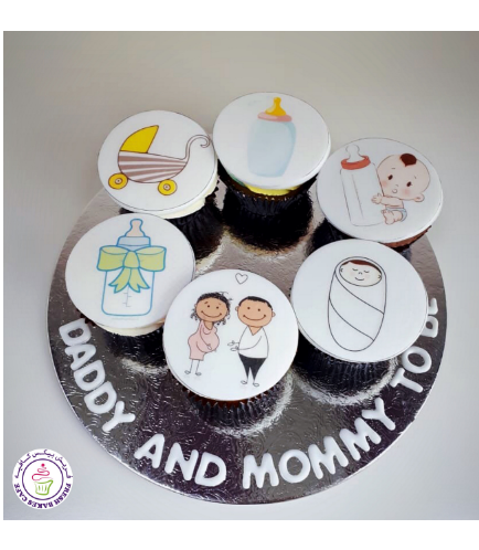Cupcakes - Baby Shower - Printed Pictures