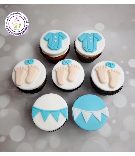 Baby's First Step Themed Cupcakes 04