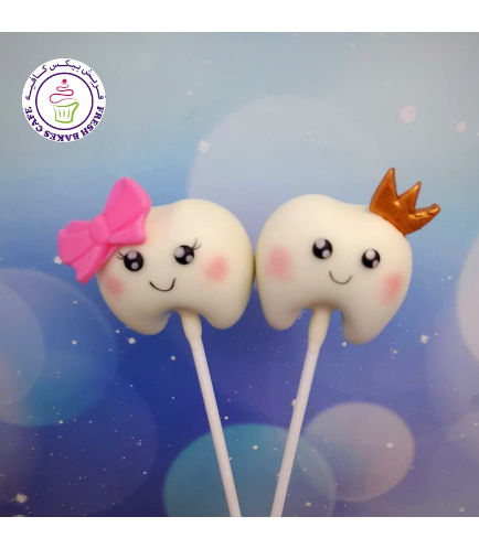 Baby's First Tooth Themed Cake Pops 03