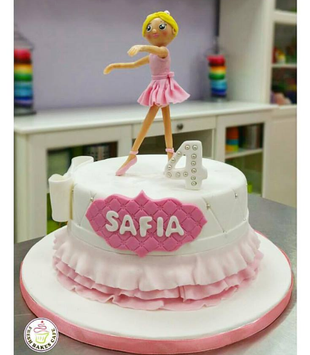 Cake - Ballerina - 3D Cake Topper 01a