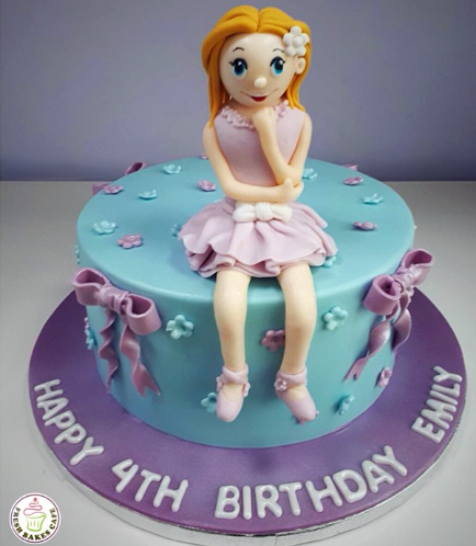 Cake - Ballerina - 3D Cake Topper 02