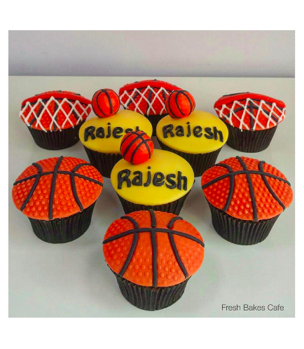 Basketball Themed Cupcakes 01