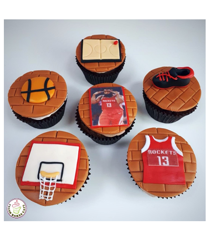 Basketball Themed Cupcakes 02