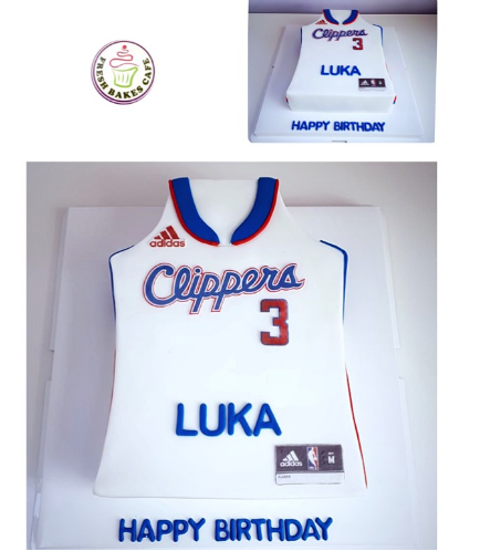 Basketball Themed Cake - Jersey - 2D Cake 02