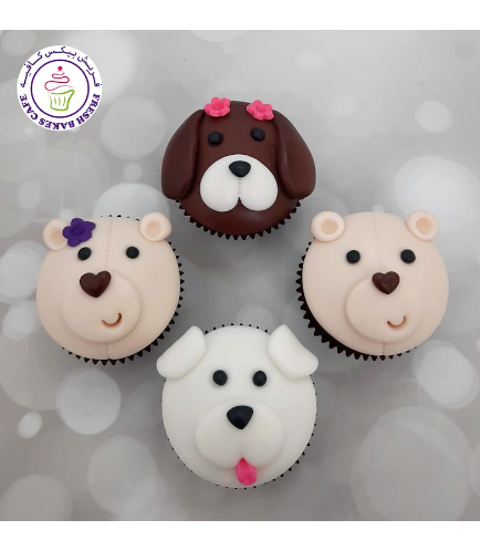 Cupcakes - Bear & Dog