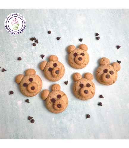 Bear Themed Cookies - Oatmeal Cookies