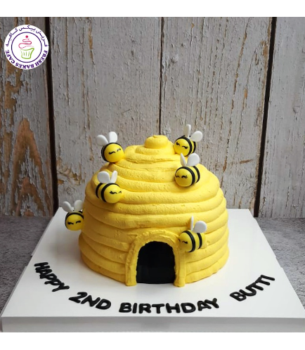 Bee Hive Themed Cake - 3D Cake
