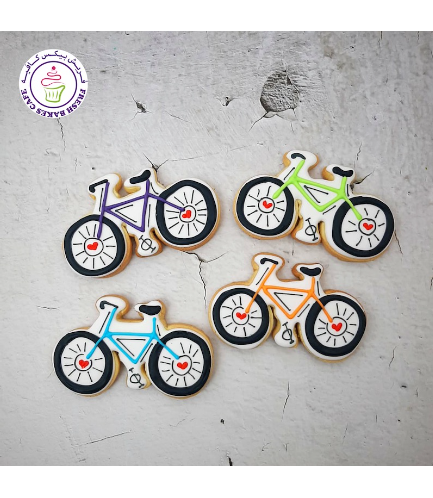 Cycling Themed Cookies - Bicycles