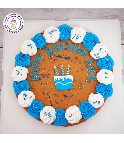 Birthday Cake Themed Cookie Cake 01b