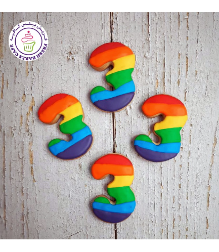 Cookies - Rainbow - Number 03