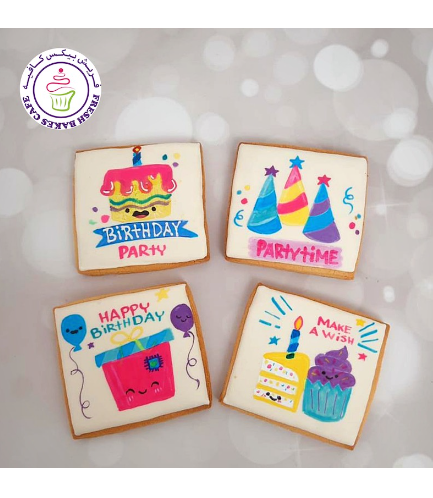 Birthday Messages Themed Cookies 04