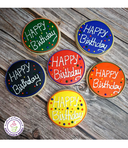 Happy Birthday Themed Cookies 09a