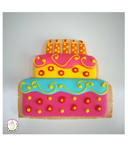 Birthday Cake Themed Cookies 03