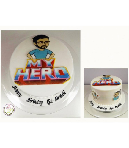 Cake - Printed Picture - Man 01