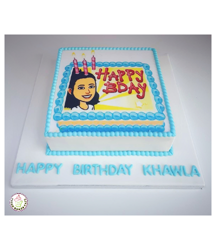 Cake - Printed Picture - Girl 01
