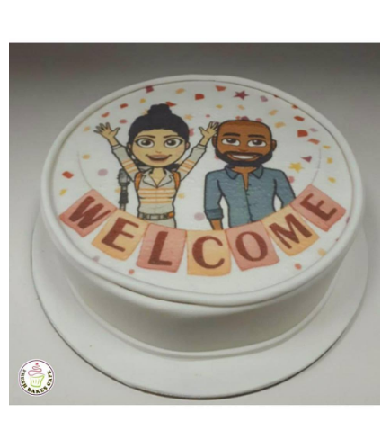 Cake - Printed Picture - Couple 01