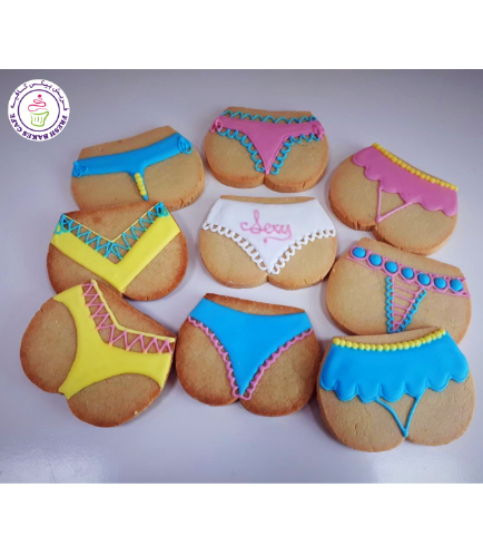 Bridal Shower Themed Cookies - Panties 01