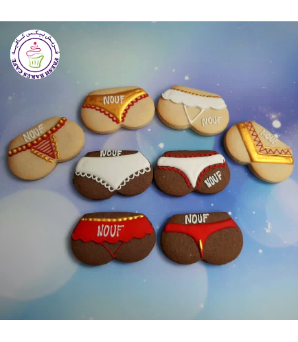 Bridal Shower Themed Cookies - Panties 02