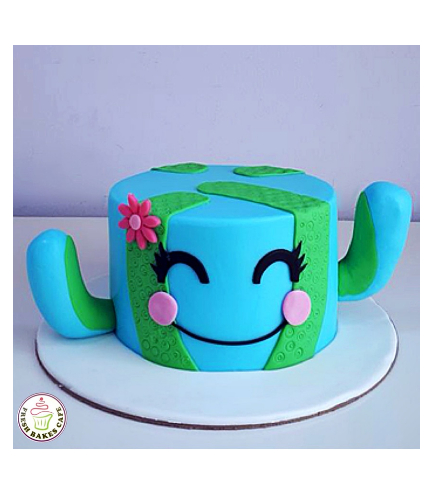 Cactus Themed Cake - 3D Cake