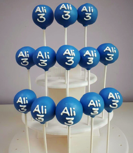 Number & Name Themed Cake Pops 02
