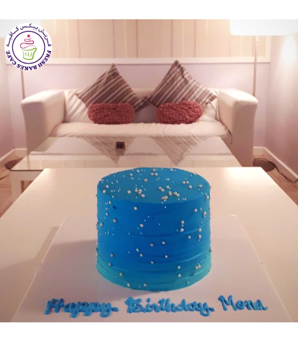 Cake with Pearls 01 - Blue