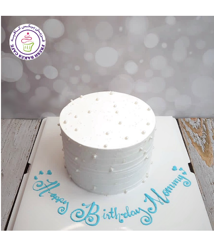 Cake with Pearls 01 - White