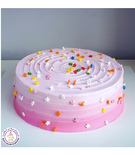 Cake with Sprinkles - Pink 01