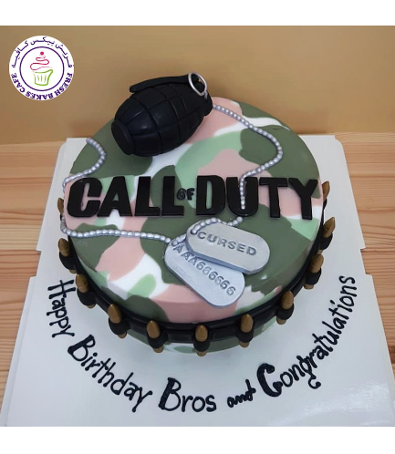 Call of Duty Themed Cake 02